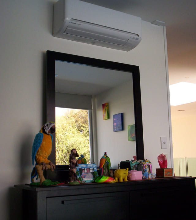 aire acondicionado instalado en una casa aire acondicionado instalado en una casa